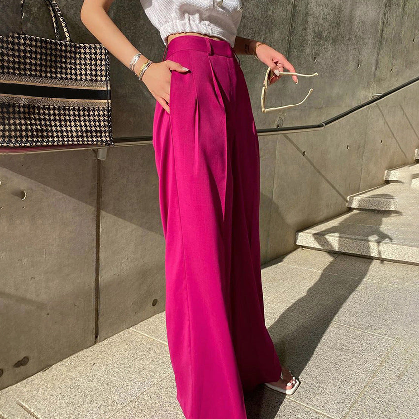 Loose Wide-Leg Trousers