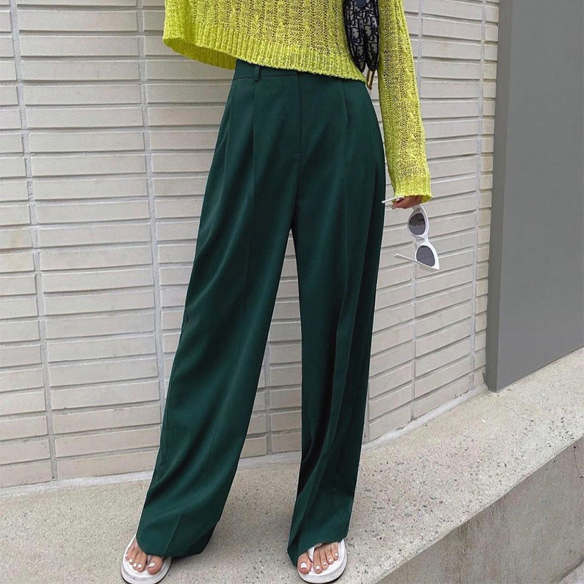 Loose Wide-Leg Trousers
