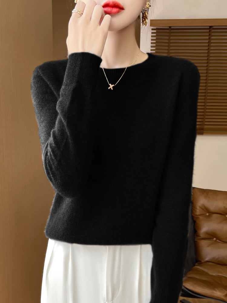 Mira – Merino Wool Knit Pullover