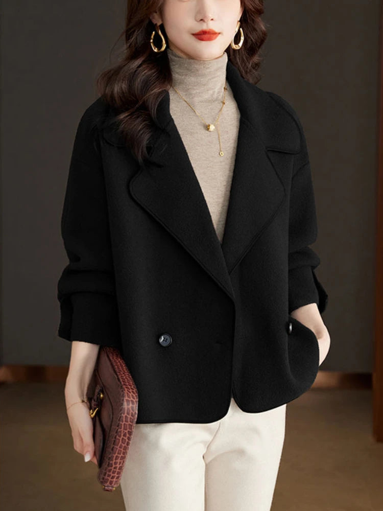 Vera – Timeless Double-Breasted Wool Blazer