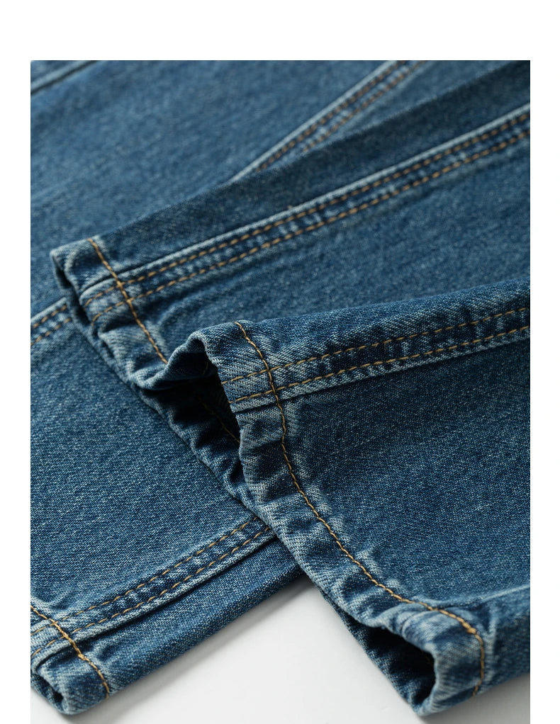 Wide-Leg High-Waist Denim Jeans