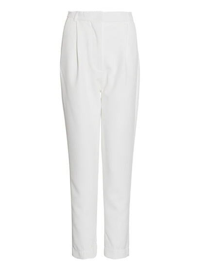High Waist Straight Leg Trousers