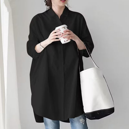 Long Flare Sleeve Blouse