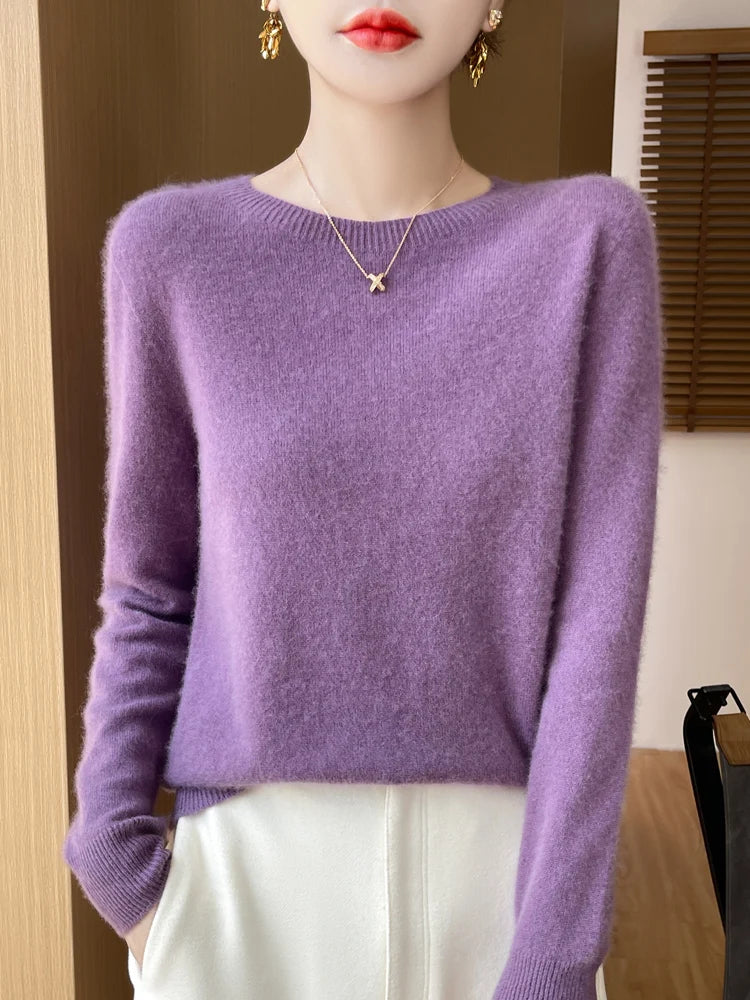 Mira – Merino Wool Knit Pullover