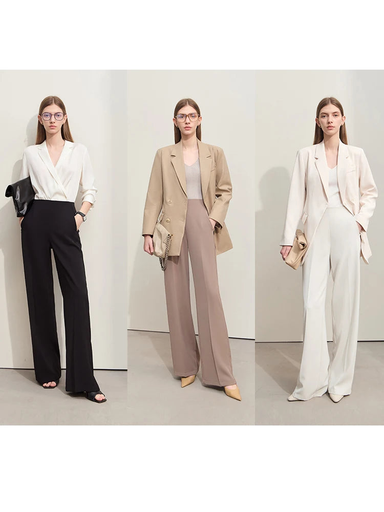 Lia – Wide-Leg High Waist Trousers