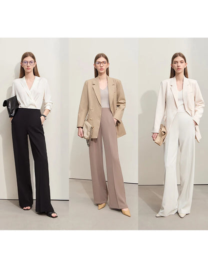 Lia – Wide-Leg High Waist Trousers