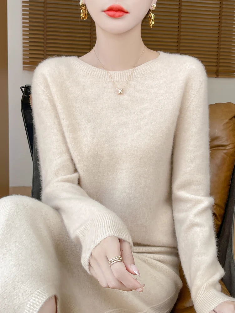 Mira – Merino Wool Knit Pullover