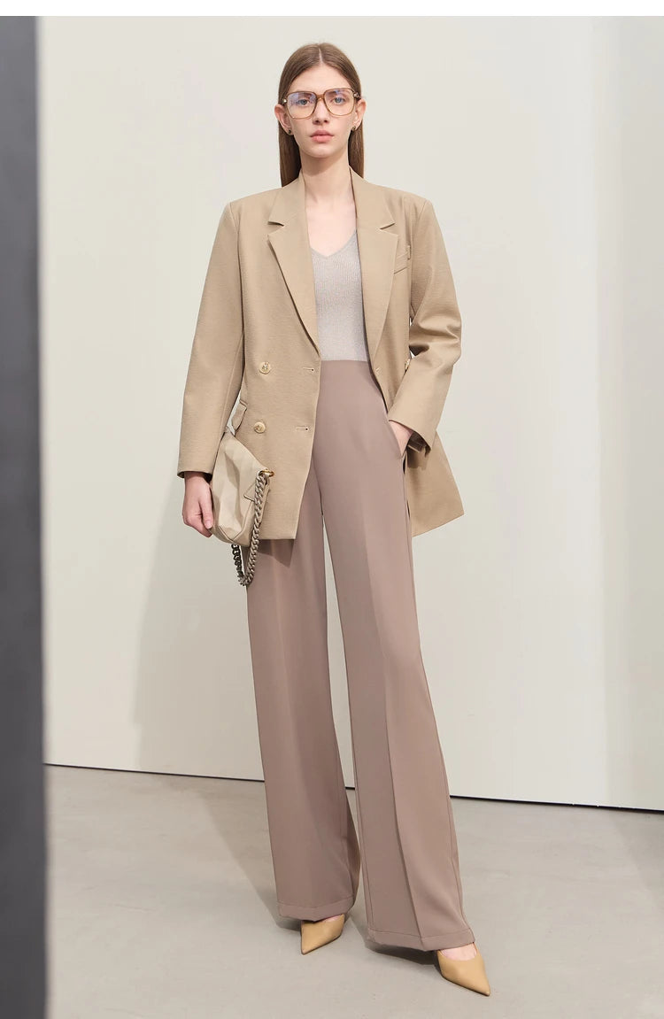 Lia – Wide-Leg High Waist Trousers