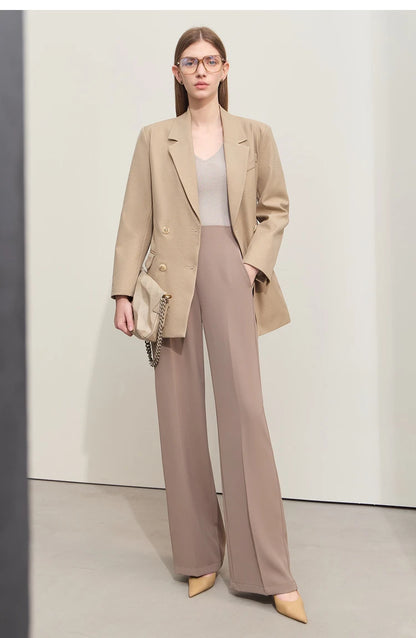 Lia – Wide-Leg High Waist Trousers