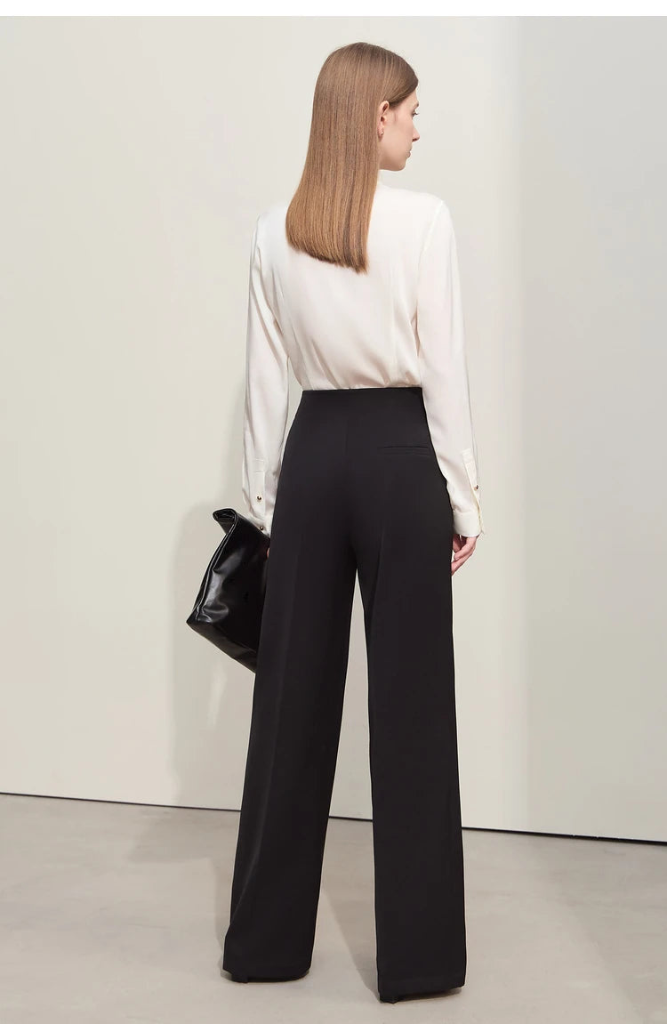 Lia – Wide-Leg High Waist Trousers