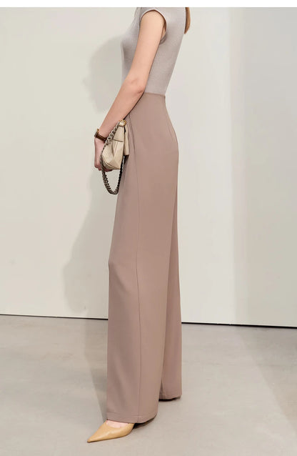 Lia – Wide-Leg High Waist Trousers