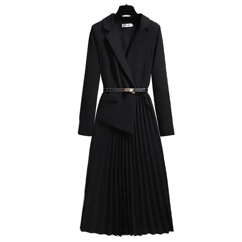 Astra Pleated Blazer Dress