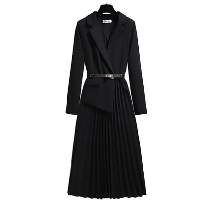 Astra Pleated Blazer Dress