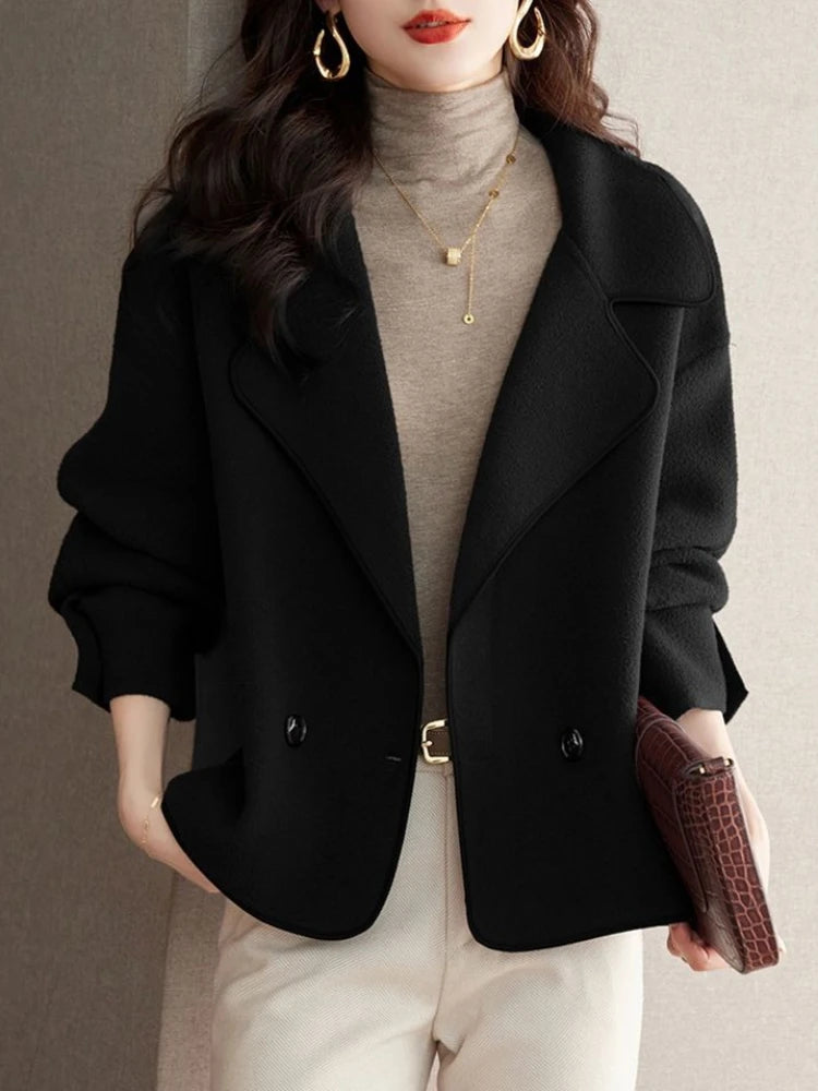 Vera – Timeless Double-Breasted Wool Blazer