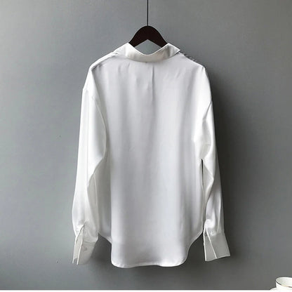 Button Up Satin Shirt