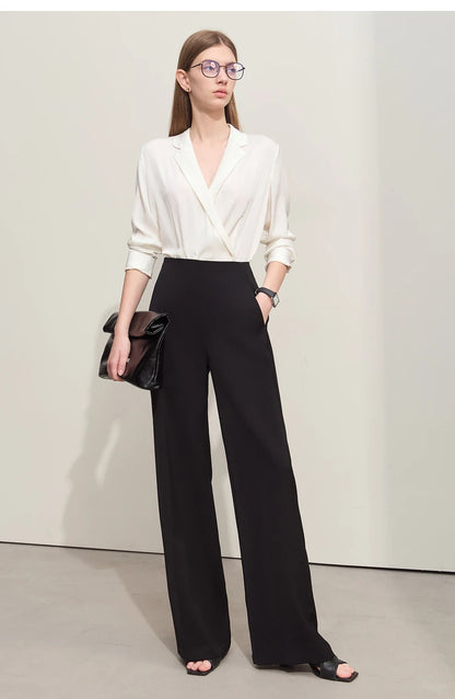 Lia – Wide-Leg High Waist Trousers