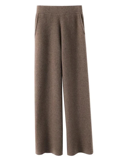 Lina – High Waist Knit Lounge Pants