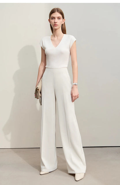 Lia – Wide-Leg High Waist Trousers