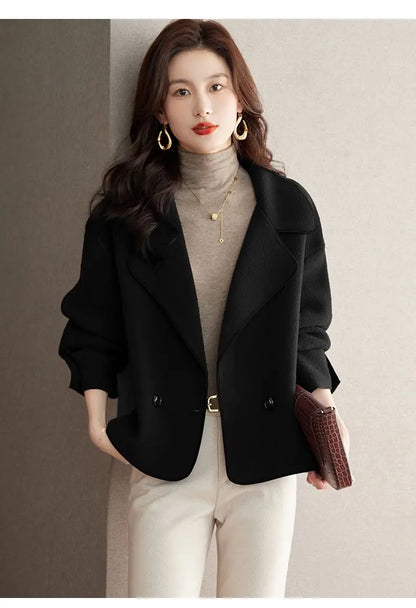Vera – Timeless Double-Breasted Wool Blazer