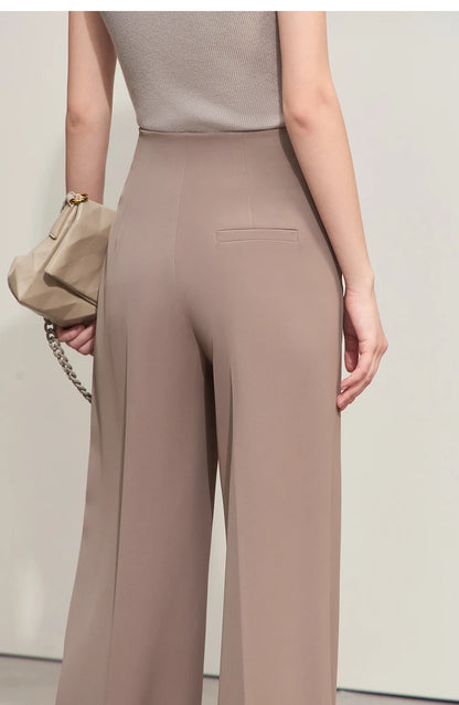 Lia – Wide-Leg High Waist Trousers