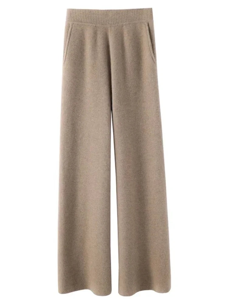 Lina – High Waist Knit Lounge Pants
