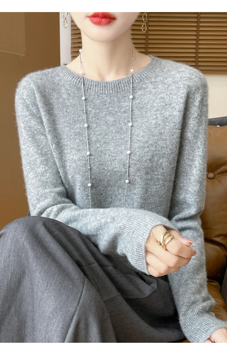 Mira – Merino Wool Knit Pullover