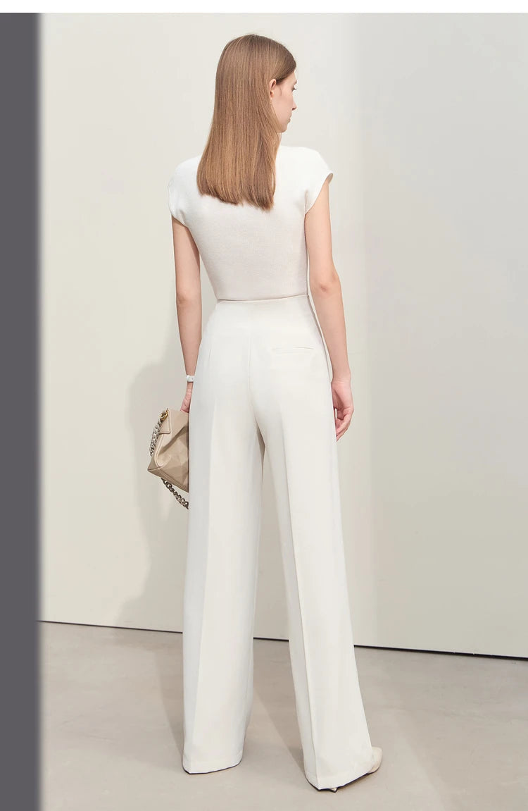 Lia – Wide-Leg High Waist Trousers