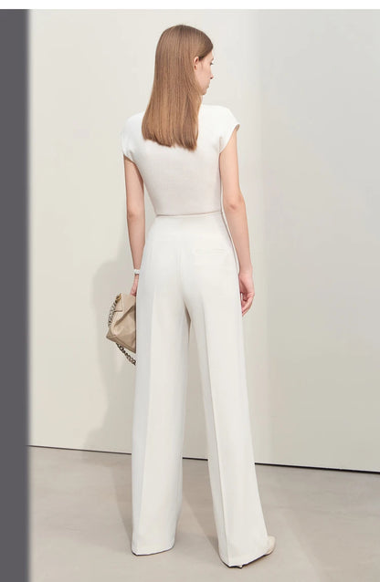Lia – Wide-Leg High Waist Trousers
