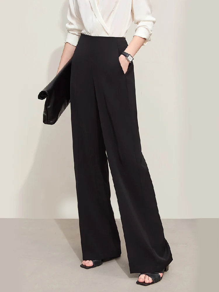 Lia – Wide-Leg High Waist Trousers