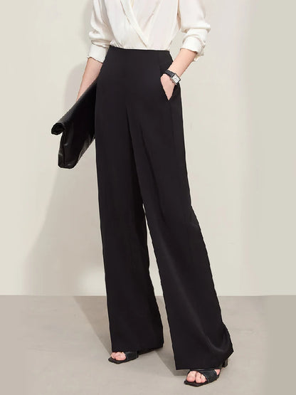 Lia – Wide-Leg High Waist Trousers