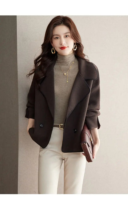 Vera – Timeless Double-Breasted Wool Blazer