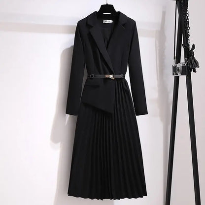 Astra Pleated Blazer Dress