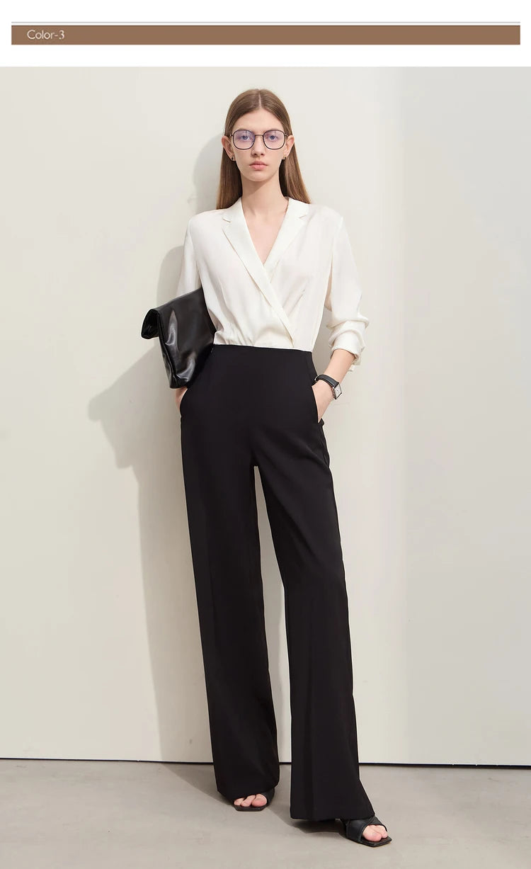 Lia – Wide-Leg High Waist Trousers