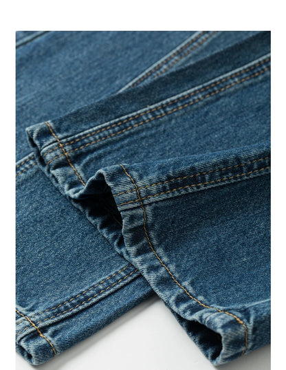 Wide-Leg High-Waist Denim Jeans