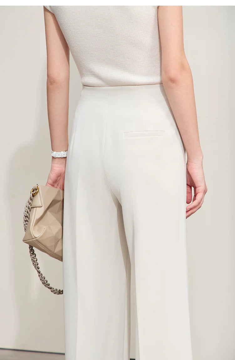 Lia – Wide-Leg High Waist Trousers
